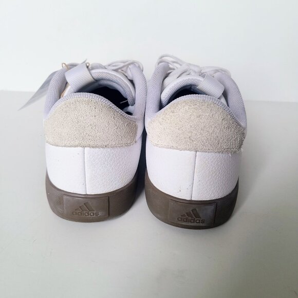 Adidas VL Court 3.0 Skateboarding Black Stripe White Sneakers Women's Size 6.5 - Picture 10 of 16